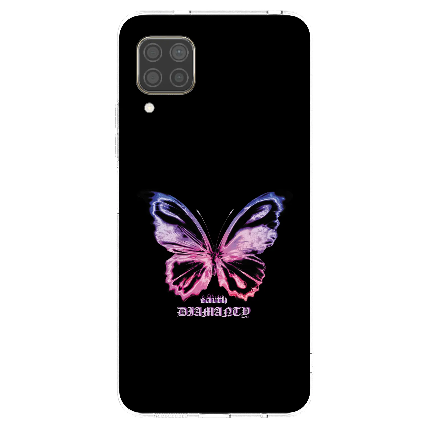 Picasee silikonový průhledný obal pro Huawei P40 Lite - Diamanty Purple