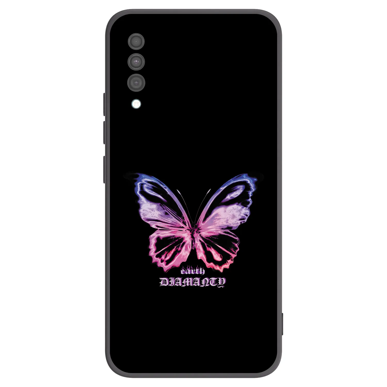 Picasee silikonový černý obal pro Samsung Galaxy A30s A307F - Diamanty Purple