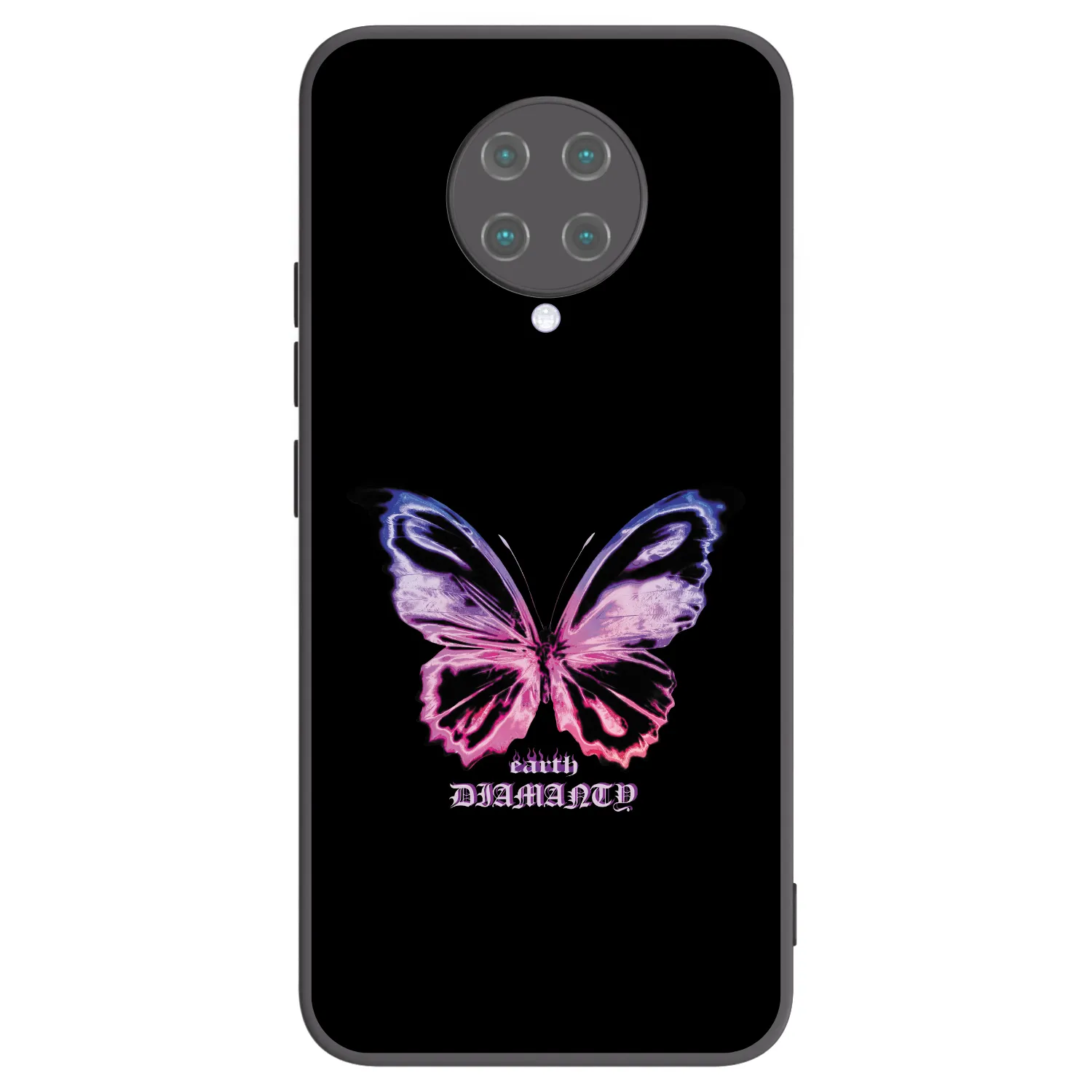 Picasee silikonový černý obal pro Xiaomi Poco F2 Pro - Diamanty Purple