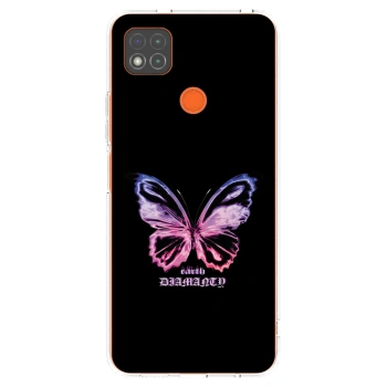 Picasee silikonový průhledný obal pro Xiaomi Redmi 9C - Diamanty Purple