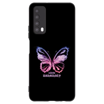 Picasee silikonový černý obal pro Huawei P Smart 2021 - Diamanty Purple