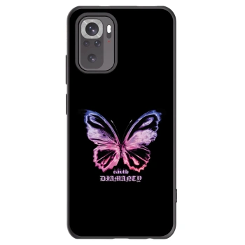 Picasee silikonový černý obal pro Xiaomi Redmi Note 10S - Diamanty Purple
