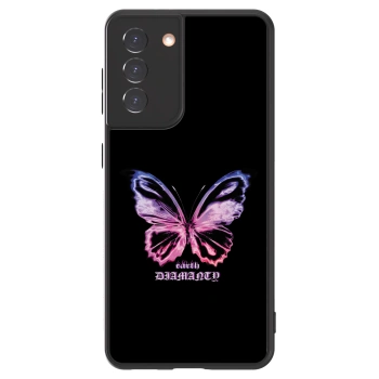 Picasee ULTIMATE CASE pro Samsung Galaxy S21 5G G991B - Diamanty Purple