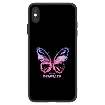 Picasee ULTIMATE CASE pro Apple iPhone XS Max - Diamanty Purple
