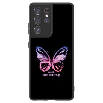 Picasee ULTIMATE CASE pro Samsung Galaxy S21 Ultra 5G G998B - Diamanty Purple
