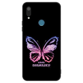 Obal pro Huawei Y7 2019 - Diamanty Purple