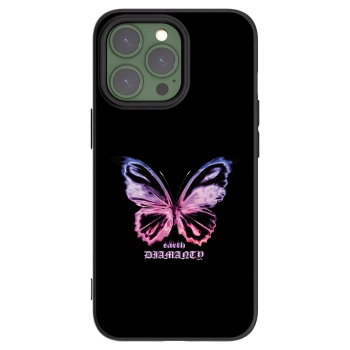 Picasee silikonový černý obal pro Apple iPhone 13 Pro - Diamanty Purple