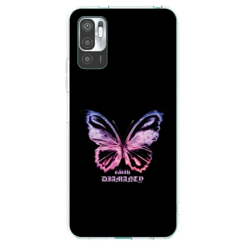 Picasee silikonový průhledný obal pro Xiaomi Redmi Note 10 5G - Diamanty Purple