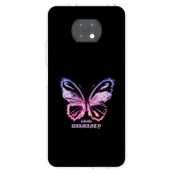 Picasee silikonový průhledný obal pro Xiaomi Redmi Note 9T - Diamanty Purple
