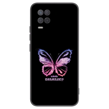 Picasee silikonový černý obal pro Realme 8 5G - Diamanty Purple