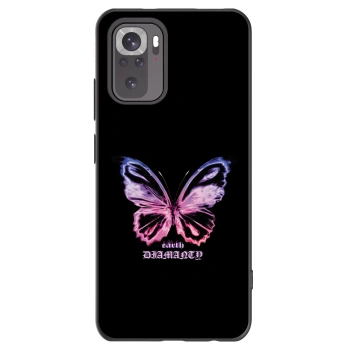 Picasee silikonový černý obal pro Xiaomi Redmi Note 11S 4G - Diamanty Purple