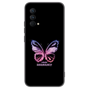 Picasee silikonový černý obal pro Realme GT Master Edition 5G - Diamanty Purple