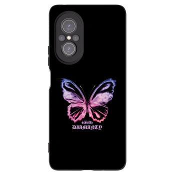 Picasee silikonový černý obal pro Huawei Nova 9 SE - Diamanty Purple