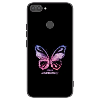Obal pro Huawei P Smart - Diamanty Purple