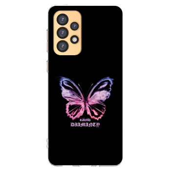 Picasee silikonový průhledný obal pro Samsung Galaxy A33 5G A336 - Diamanty Purple