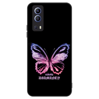 Obal pro Vivo Y52 5G - Diamanty Purple