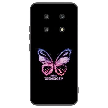 Picasee silikonový černý obal pro Honor Magic4 Lite 5G - Diamanty Purple