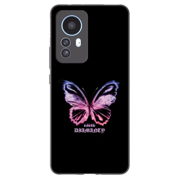 Picasee silikonový černý obal pro Xiaomi 12T - Diamanty Purple
