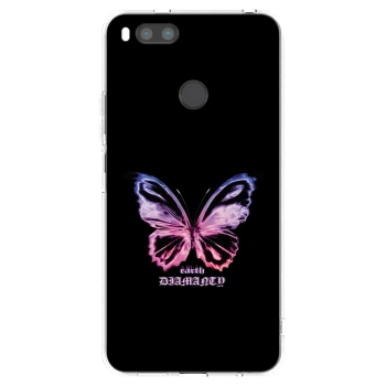 Picasee silikonový průhledný obal pro Xiaomi Redmi A1 - Diamanty Purple