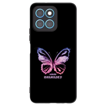 Picasee silikonový černý obal pro Honor X8 5G - Diamanty Purple