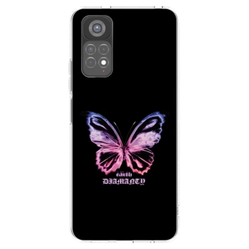 Picasee silikonový průhledný obal pro Xiaomi Redmi Note 11S 5G - Diamanty Purple