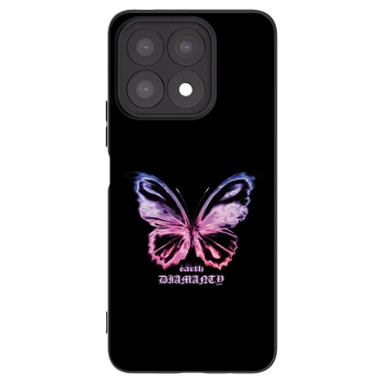 Picasee silikonový černý obal pro Honor X8a - Diamanty Purple