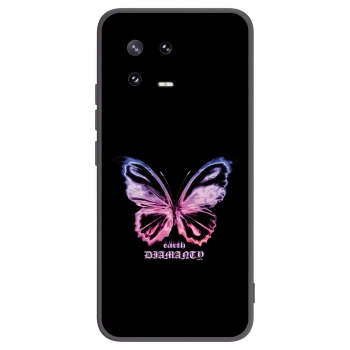 Picasee silikonový černý obal pro Xiaomi 13 Pro - Diamanty Purple