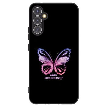Picasee silikonový černý obal pro Samsung Galaxy A34 5G A346B - Diamanty Purple