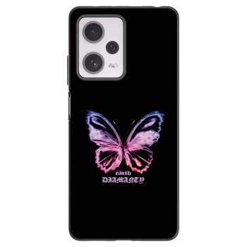 Picasee silikonový černý obal pro Xiaomi Redmi Note 12 Pro+ 5G - Diamanty Purple