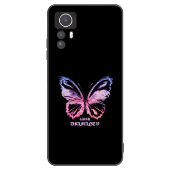 Picasee silikonový černý obal pro Xiaomi Redmi Note 12S - Diamanty Purple
