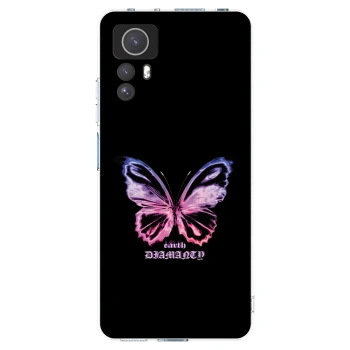 Picasee silikonový průhledný obal pro Xiaomi Redmi Note 12S - Diamanty Purple