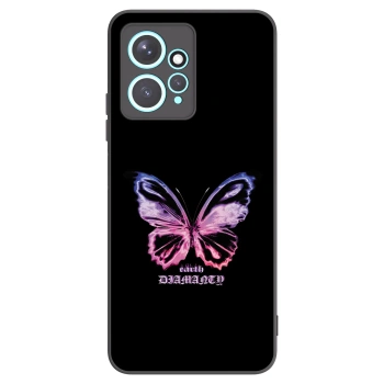 Picasee silikonový černý obal pro Xiaomi Redmi Note 12 4G - Diamanty Purple