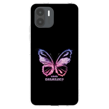 Picasee silikonový průhledný obal pro Xiaomi Redmi A2 - Diamanty Purple