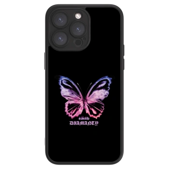 Picasee ULTIMATE CASE pro Apple iPhone 15 Pro Max - Diamanty Purple