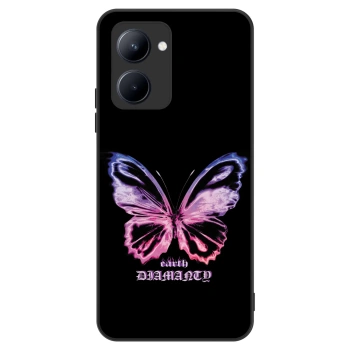 Obal pro Realme C33 (2023) - Diamanty Purple