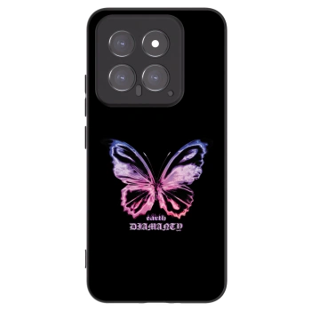 Picasee silikonový černý obal pro Xiaomi 14 - Diamanty Purple