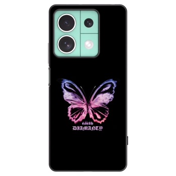 Picasee silikonový černý obal pro Xiaomi Redmi Note 13 5G - Diamanty Purple