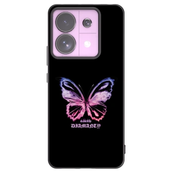 Picasee silikonový černý obal pro Xiaomi Redmi Note 13 Pro 5G - Diamanty Purple