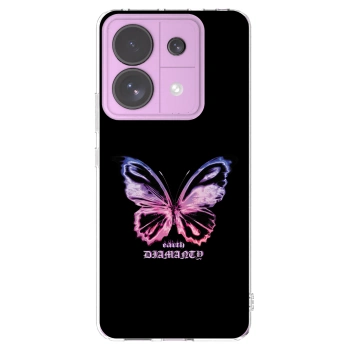 Picasee silikonový průhledný obal pro Xiaomi Redmi Note 13 Pro 5G - Diamanty Purple