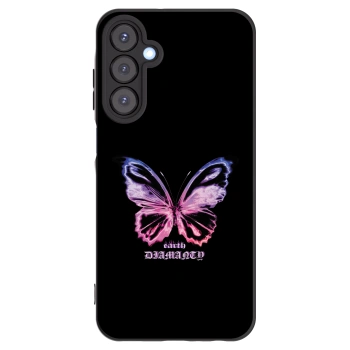 Picasee silikonový černý obal pro Samsung Galaxy A25 A256B 5G - Diamanty Purple