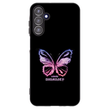 Picasee silikonový černý obal pro Samsung Galaxy A15 A155F 4G - Diamanty Purple