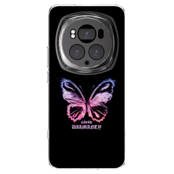 Picasee silikonový průhledný obal pro Honor Magic6 Pro - Diamanty Purple