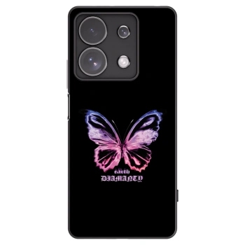 Picasee silikonový černý obal pro Xiaomi Redmi Note 13 Pro 4G - Diamanty Purple