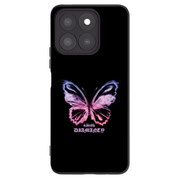 Picasee silikonový černý obal pro Honor X8b - Diamanty Purple