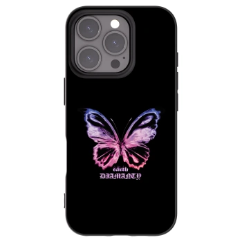 Picasee silikonový černý obal pro Apple iPhone 16 Pro - Diamanty Purple