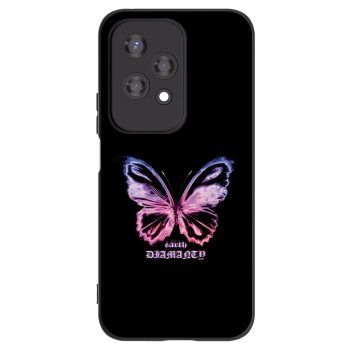 Picasee silikonový černý obal pro Honor 200 Lite - Diamanty Purple