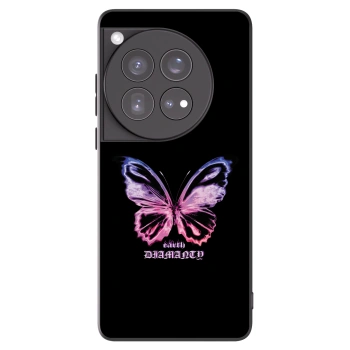 Picasee silikonový černý obal pro OnePlus 12 5G - Diamanty Purple