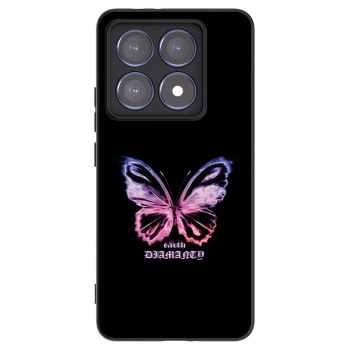 Picasee silikonový černý obal pro Xiaomi 14T Pro - Diamanty Purple