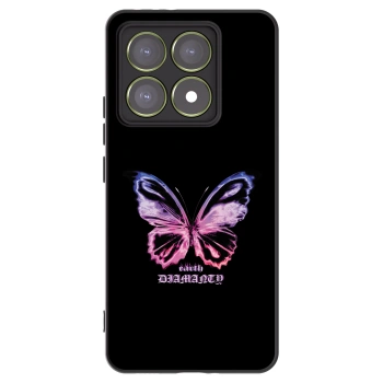 Picasee silikonový černý obal pro Xiaomi 14T - Diamanty Purple