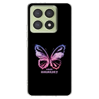 Picasee silikonový průhledný obal pro Xiaomi 14T - Diamanty Purple